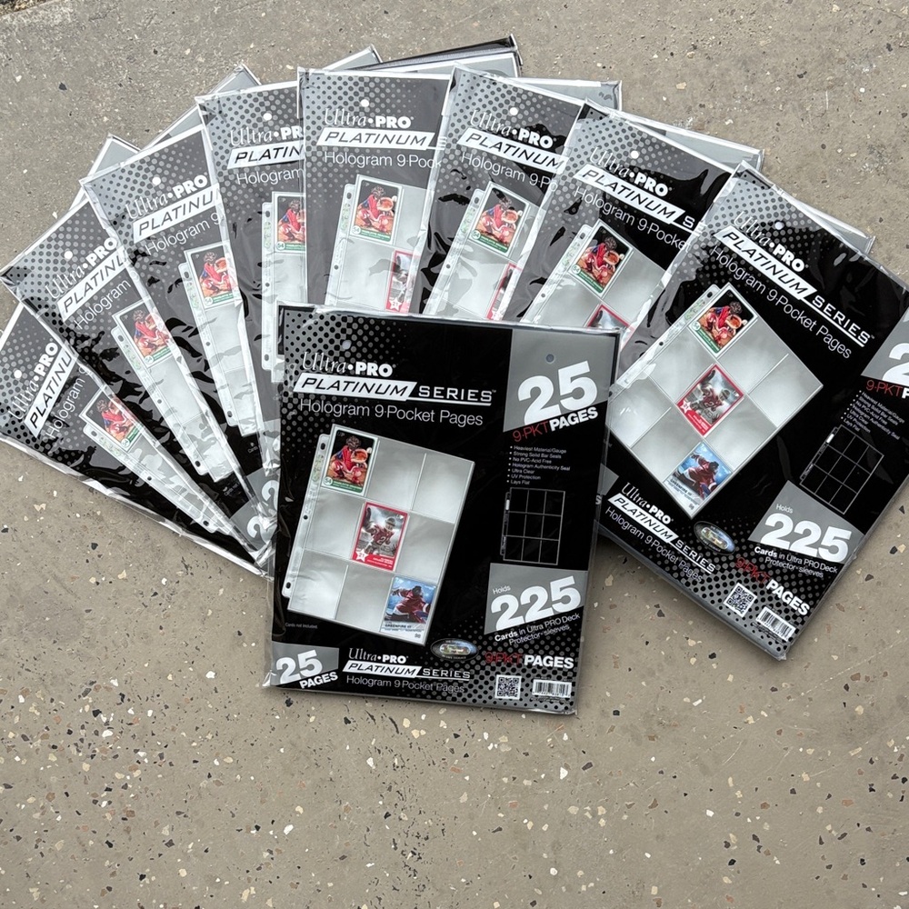 Ultra Pro Platinum Series 9-Pocket Pages